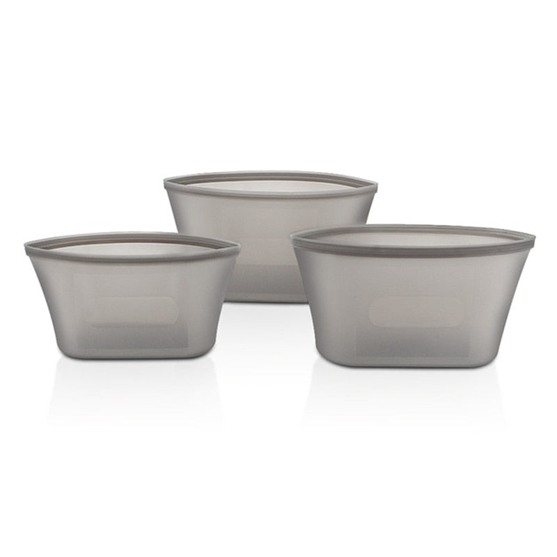 Reusable Silicone Food Storage Containers