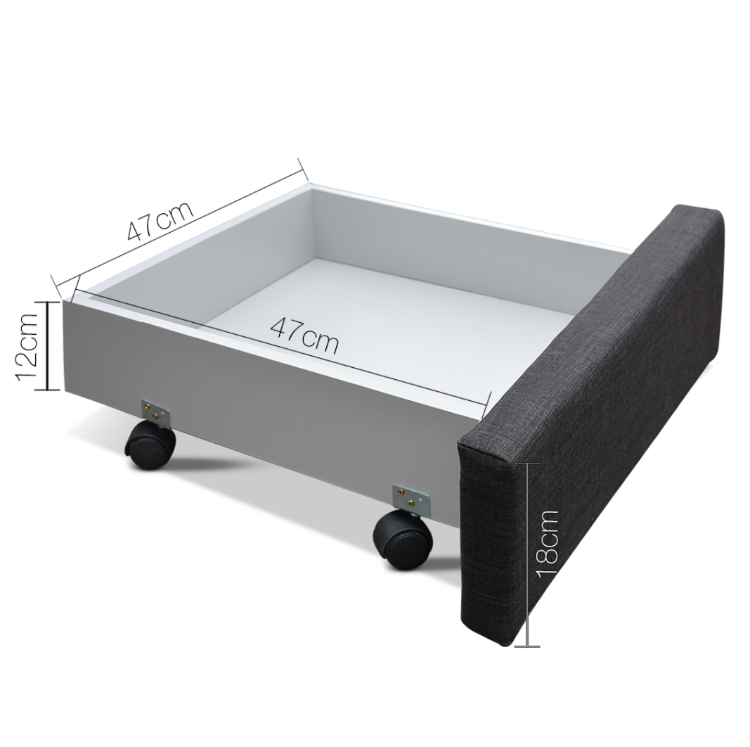 Double Size Bed Frame with Storage