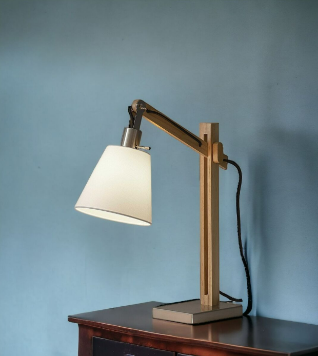 Rustic Hinged Table Lamp
