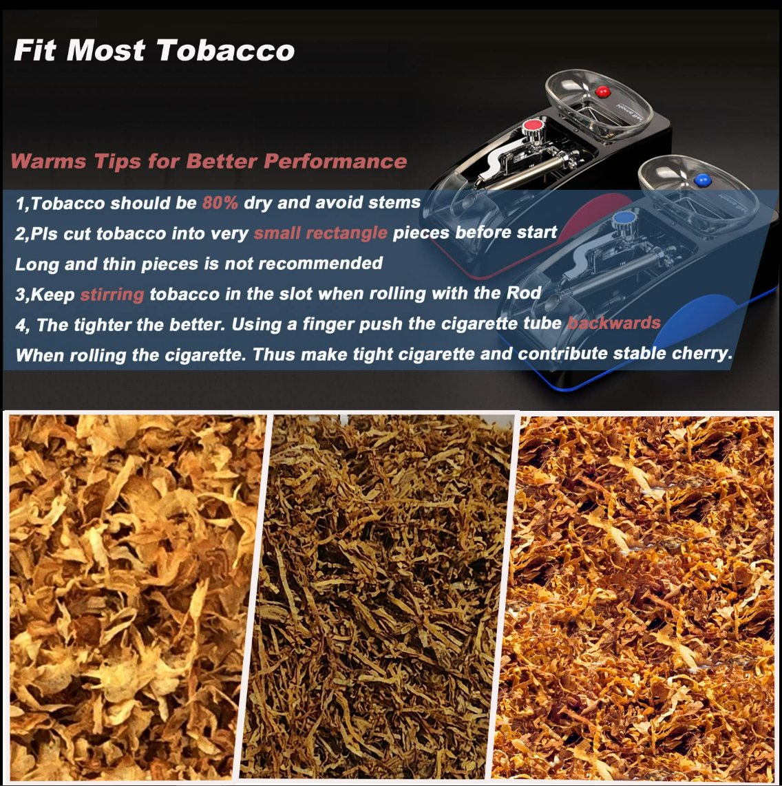 Automatic Cigarette Rolling Machine