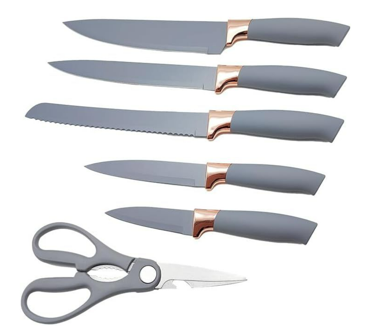 19-Piece Cooking Utensils and Knife Block Set