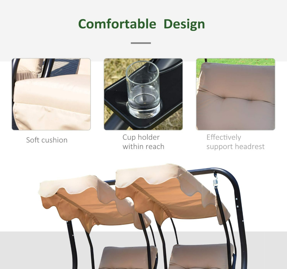 2-Person Patio Swing Set