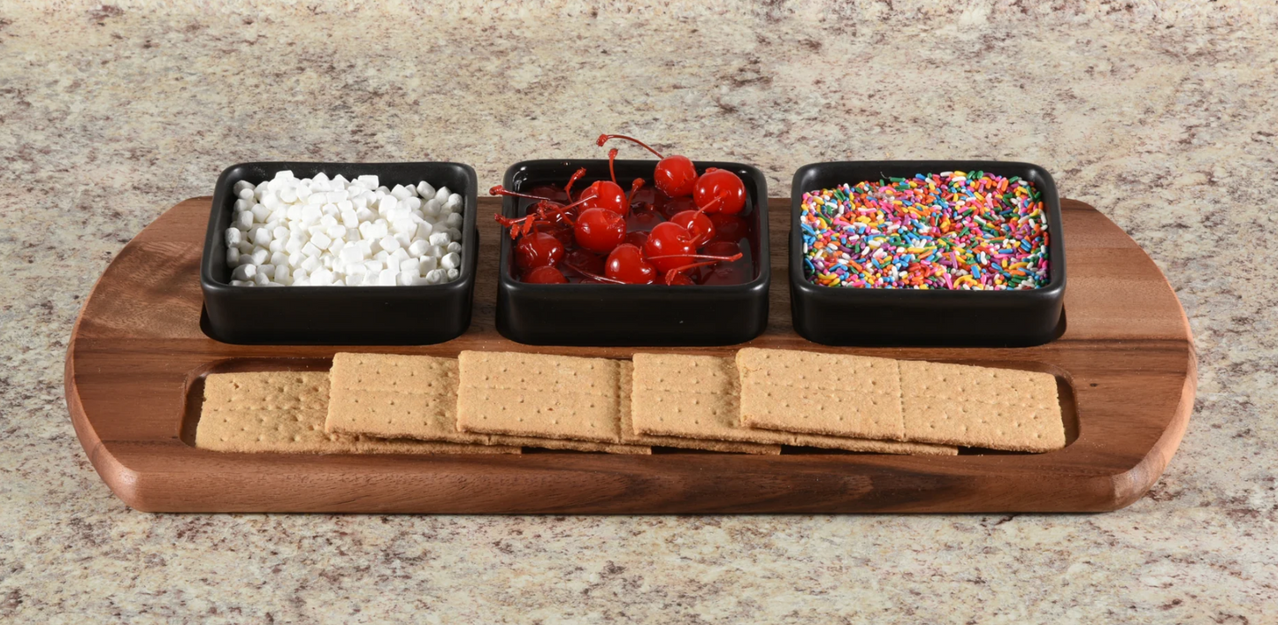 Charcuterie Serving Board & Bowls