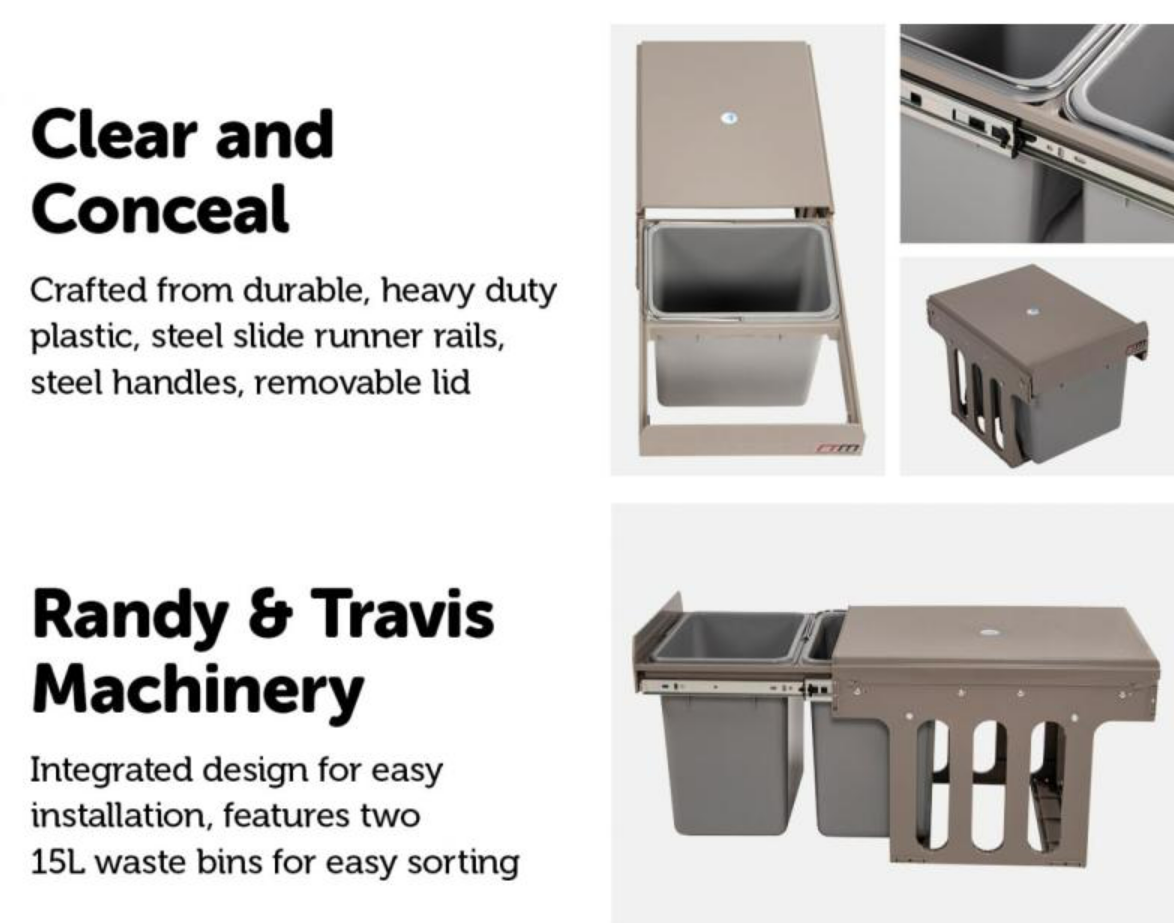 Kitchen Pull-Out Waste Baskets