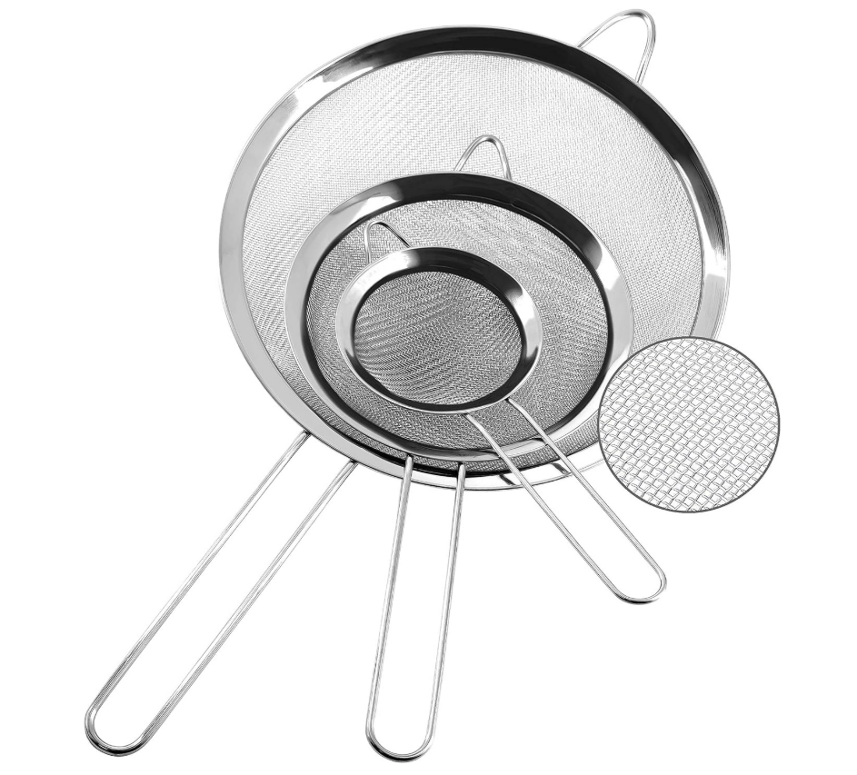 3-Piece Stainless Steel Colander Set