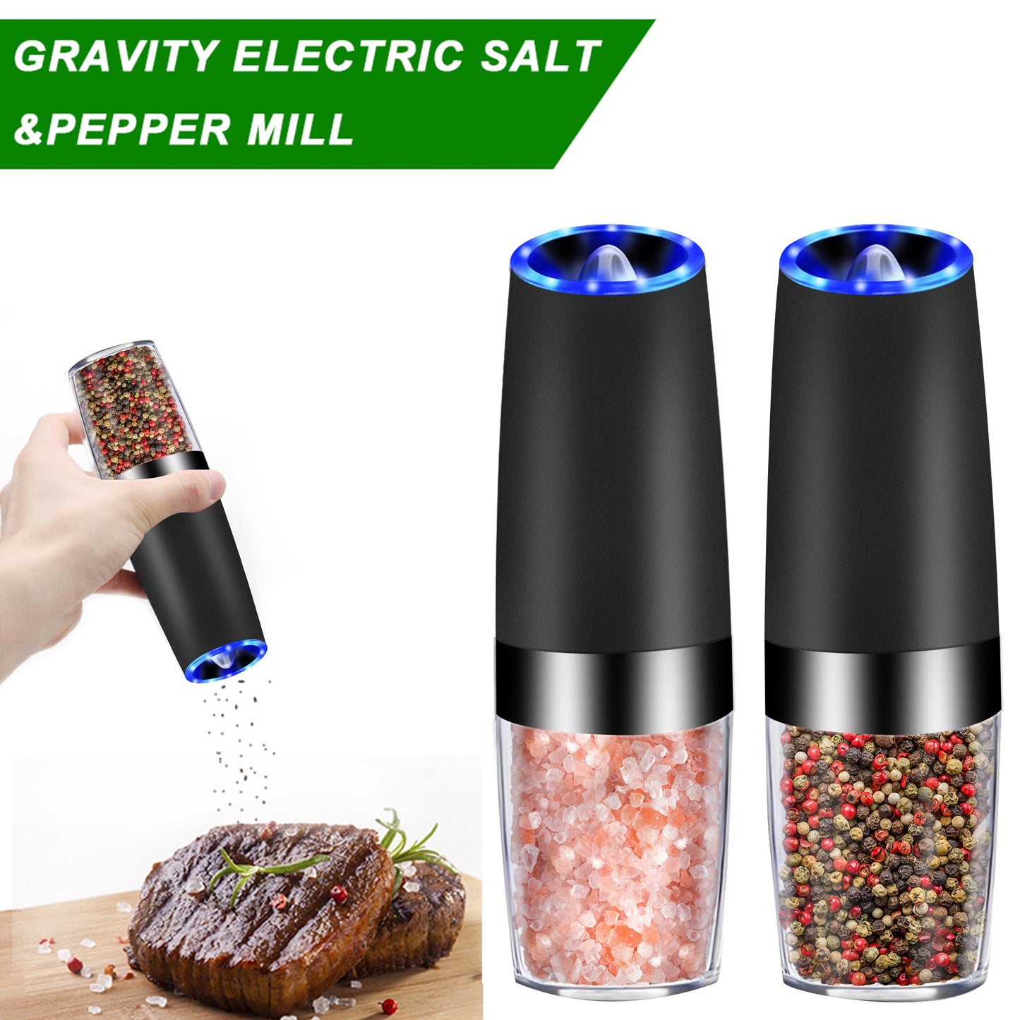 Gravity-Operated Spice Grinder