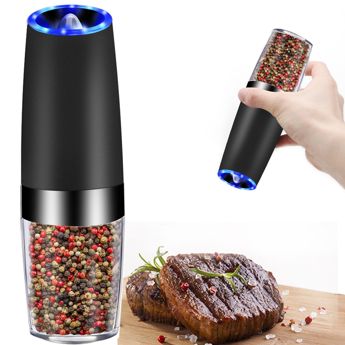 Gravity-Operated Spice Grinder