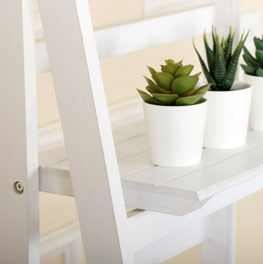 5-Tier Wooden Ladder Shelf