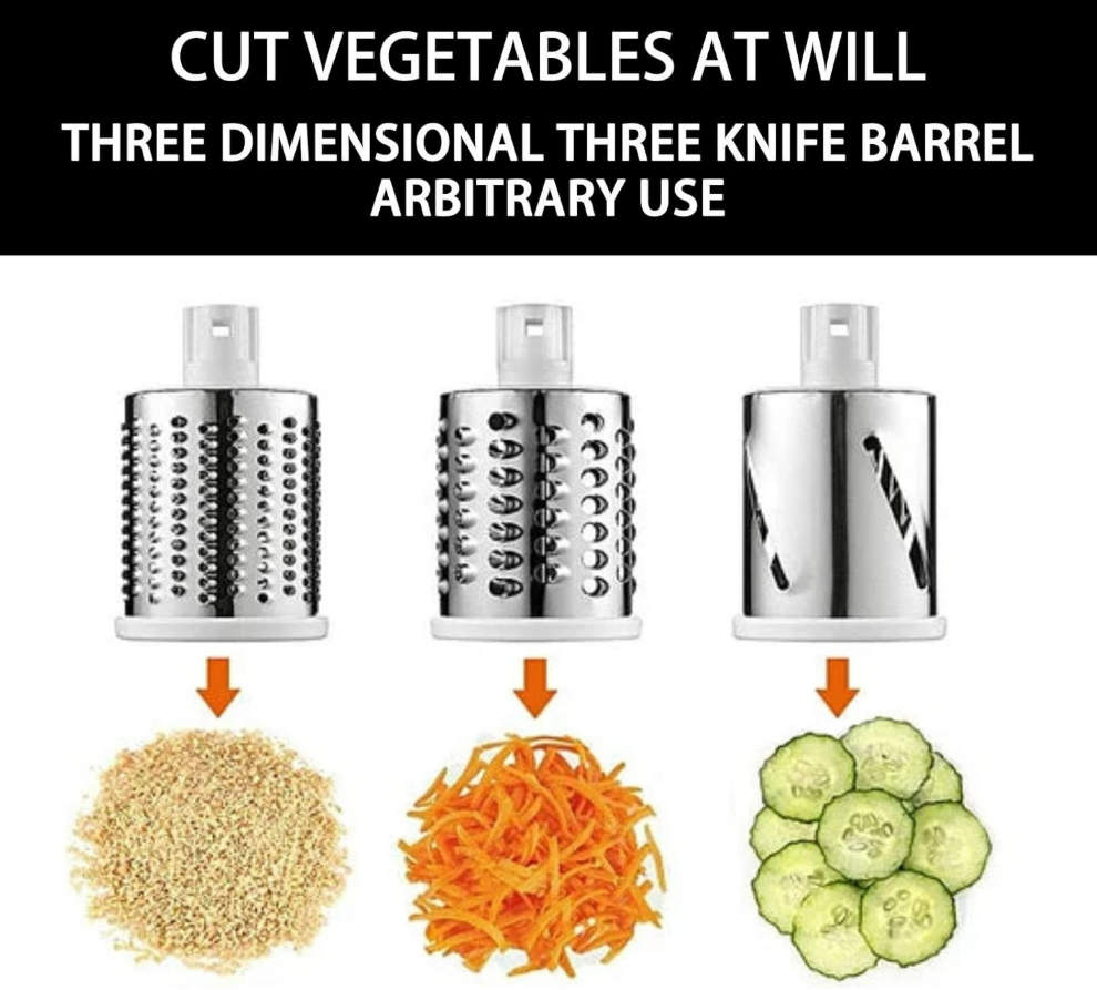 3-in-1 Vegetable Slicer & Grater