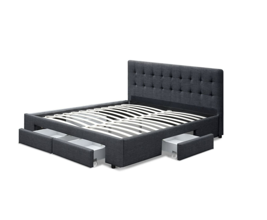 Double Size Bed Frame with Storage