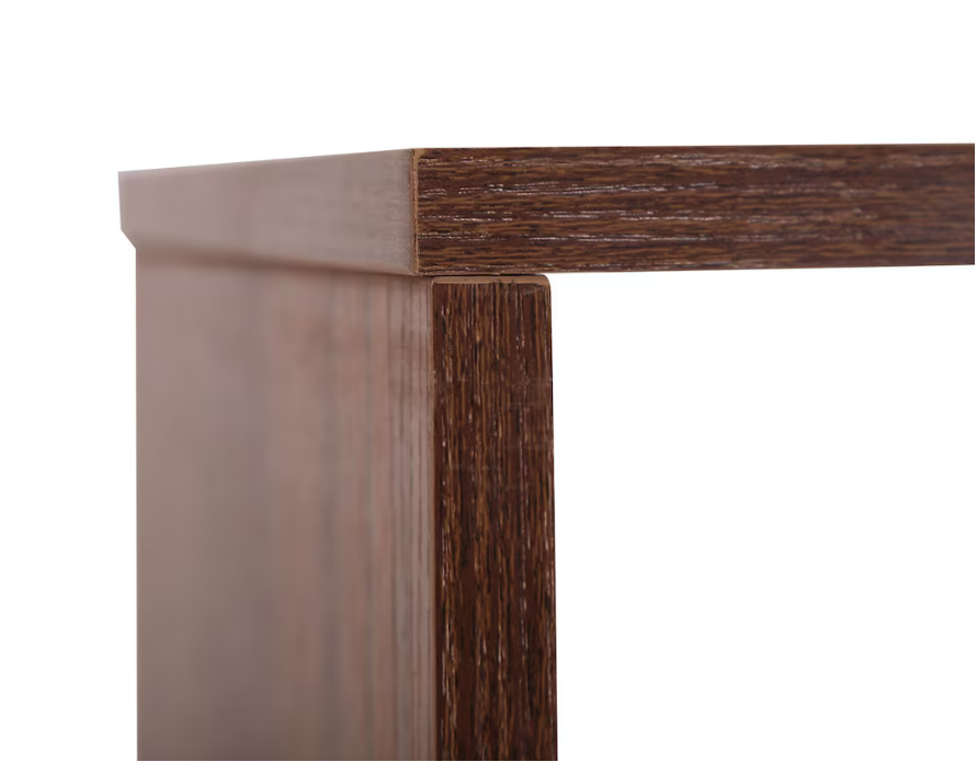 Contemporary 4-Tier S-Shape Bookcase