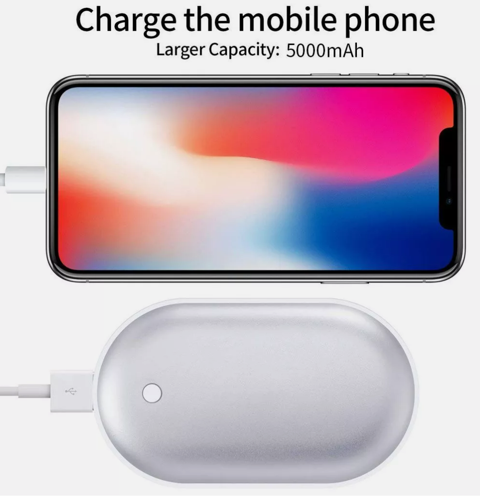 2-in-1 Hand Warmer & Power Bank