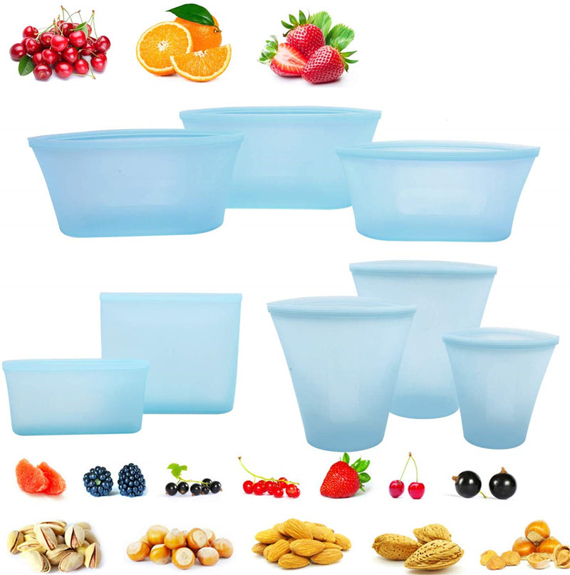 Reusable Silicone Food Storage Containers