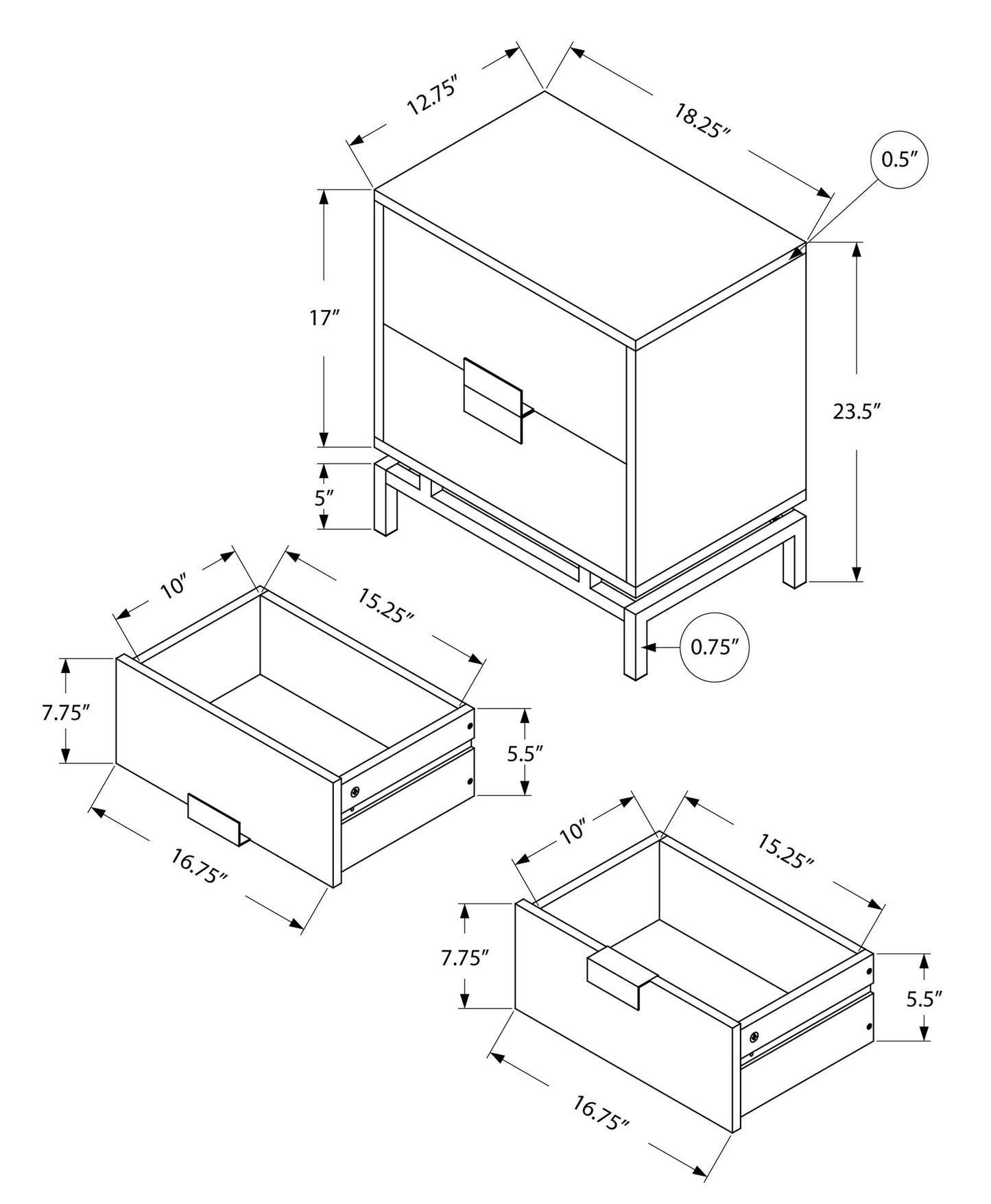 Wooden Accent Table