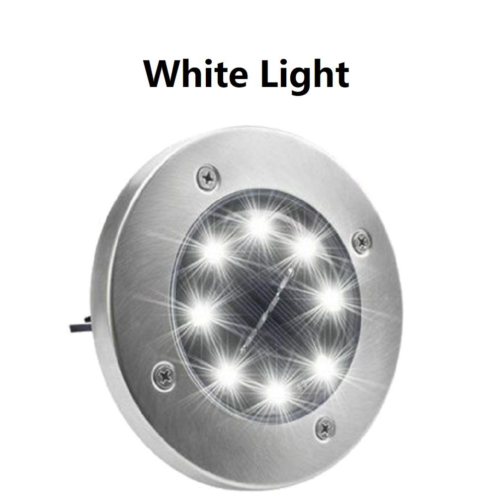4-Piece Solar-Powered Flush LED Lights