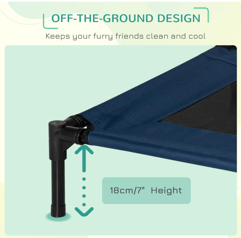 Elevated Canvas Dog Bed