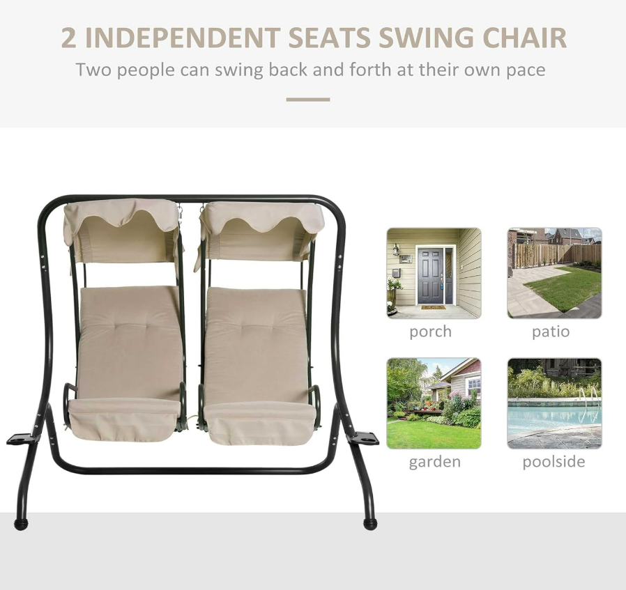 2-Person Patio Swing Set