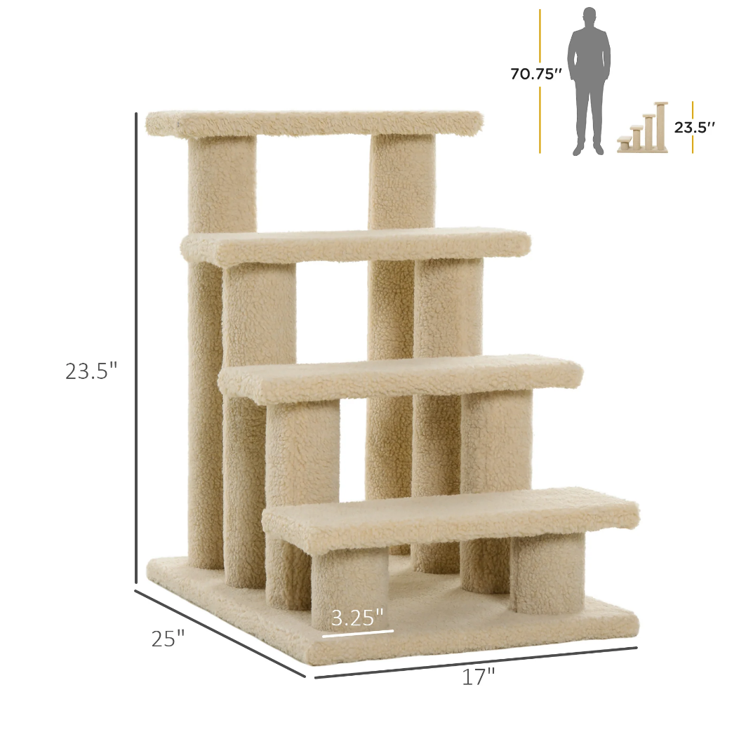 4-Step Cat Scratching Post