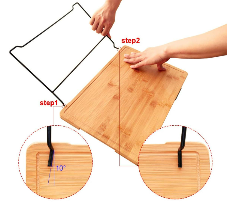 Bamboo Cutting Board w/ Storage Containers