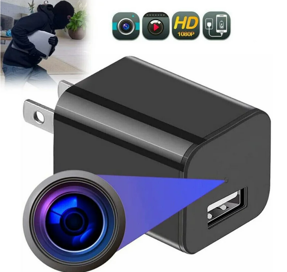 HD 1080P Hidden Camera USB Charger