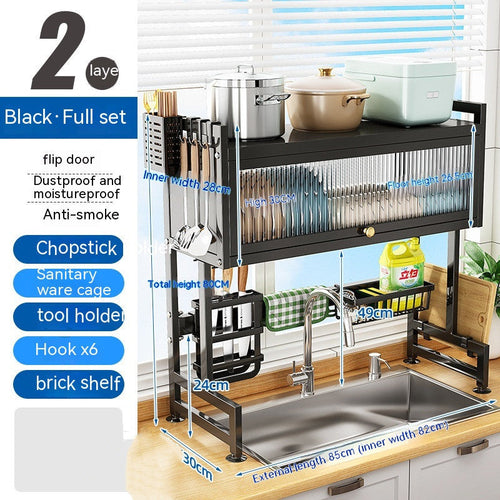 Kitchen Over-the-Sink Storage Unit