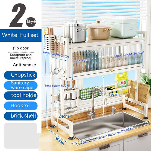 Kitchen Over-the-Sink Storage Unit