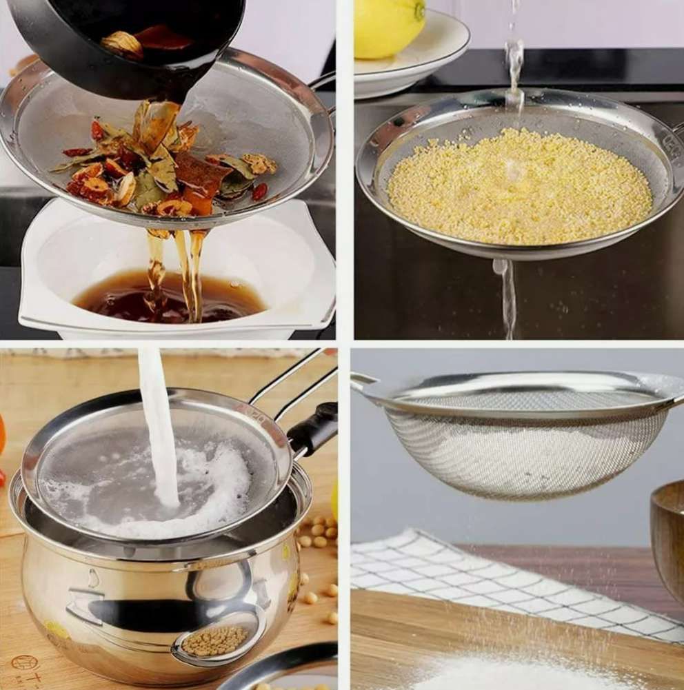 3-Piece Stainless Steel Colander Set