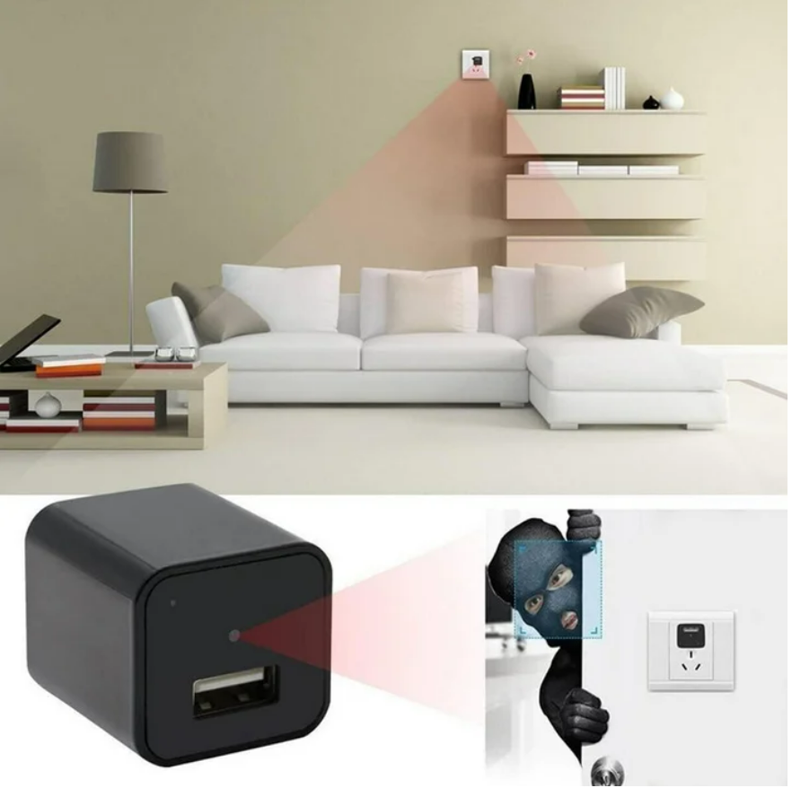HD 1080P Hidden Camera USB Charger