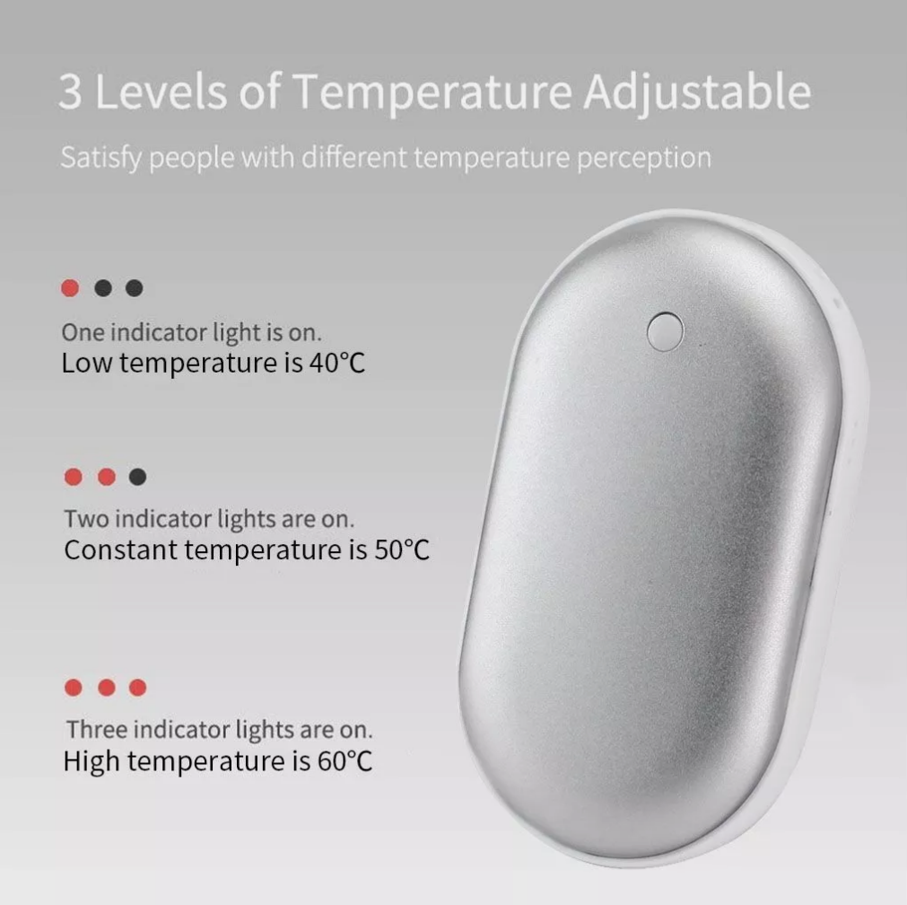 2-in-1 Hand Warmer & Power Bank