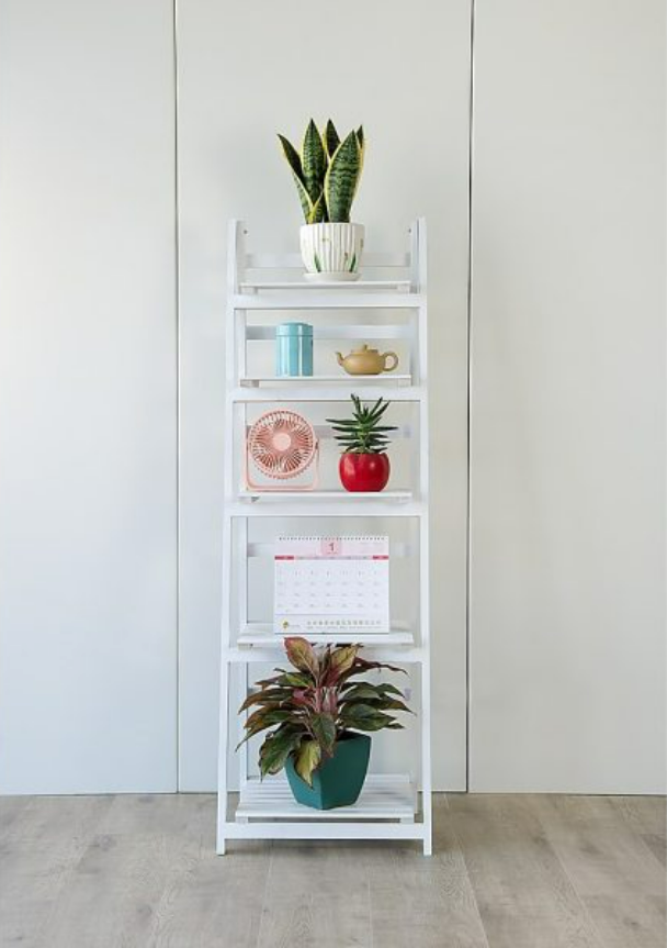 5-Tier Wooden Ladder Shelf