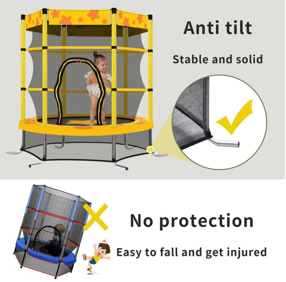 55" Children's Trampoline with Mister