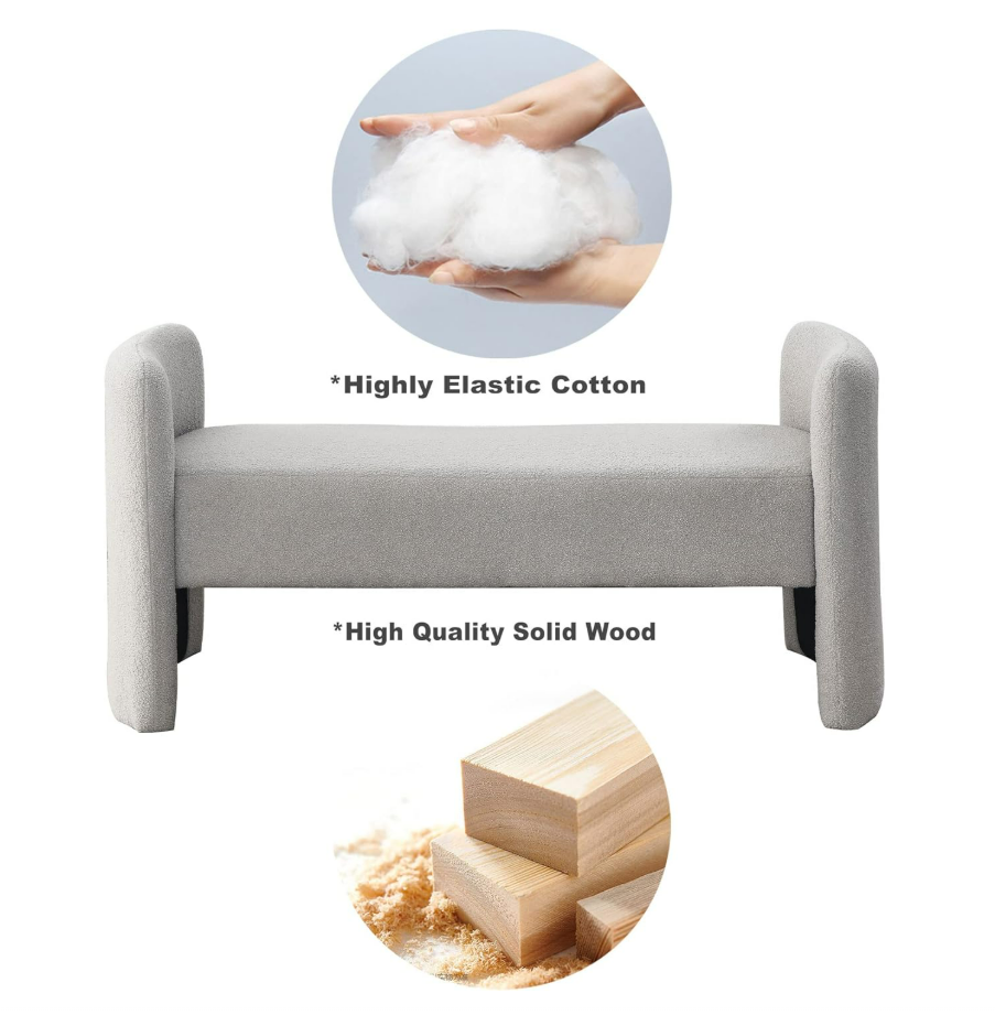 Contemporary Fabric Bench