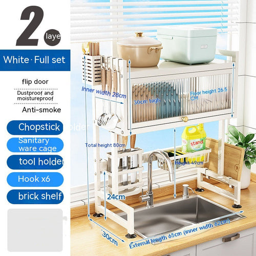Kitchen Over-the-Sink Storage Unit