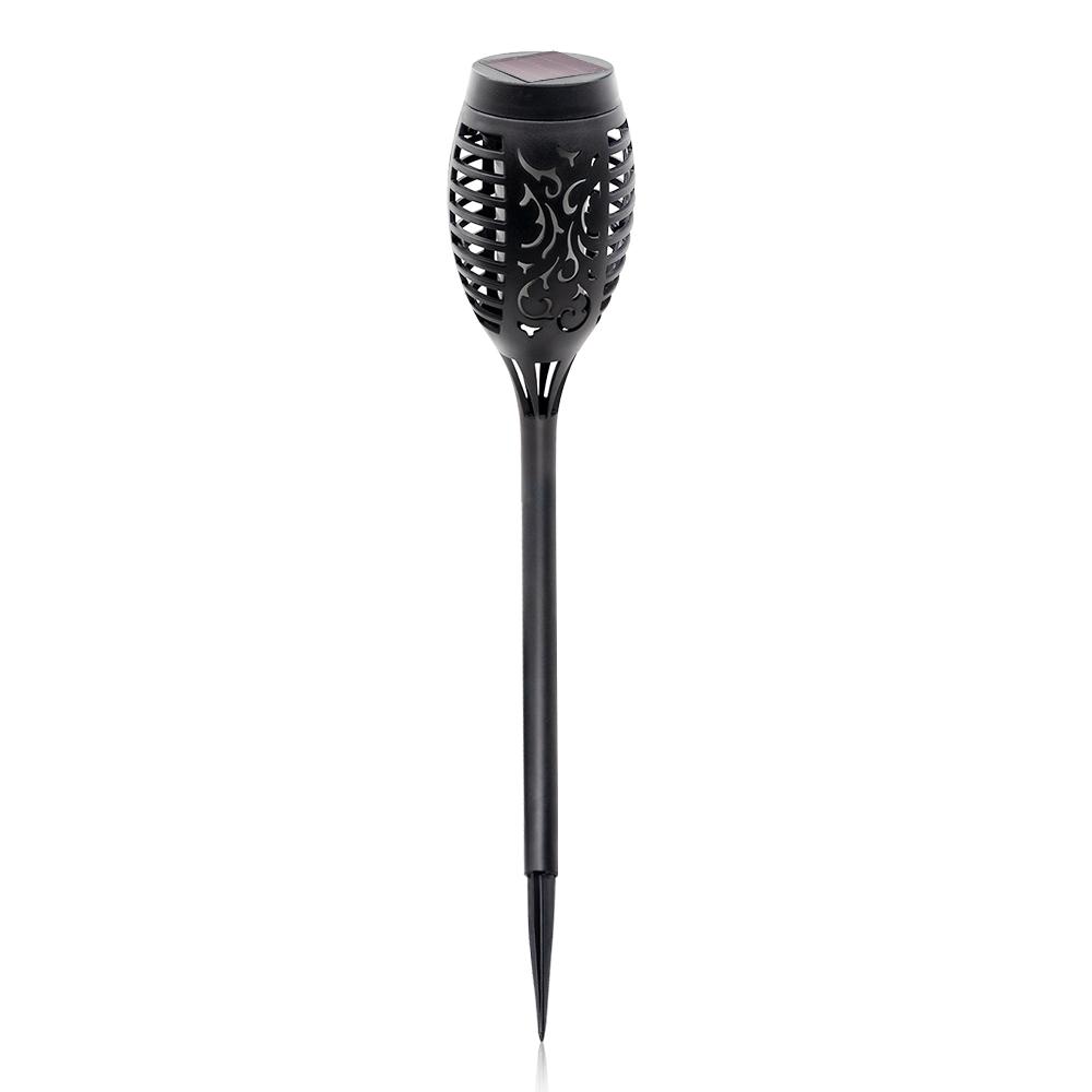 4-Piece Solar-Powered Dancing Flame Torch
