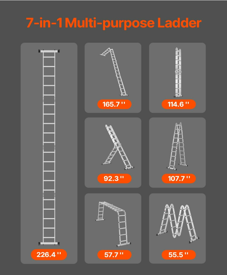 7-in-1 Multifunctional Ladder