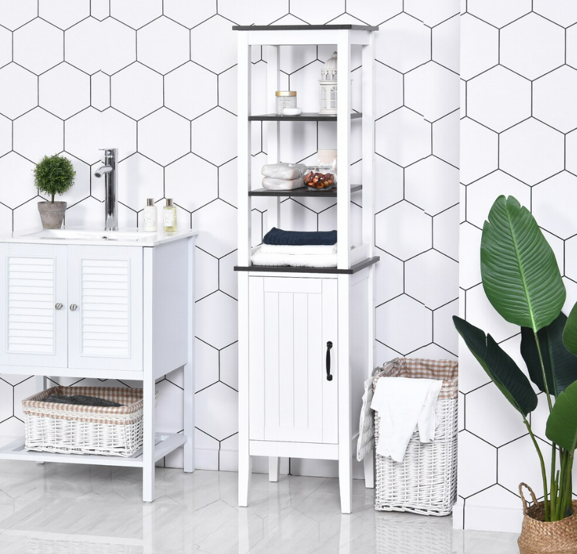 Upright Bathroom Storage Cabinet