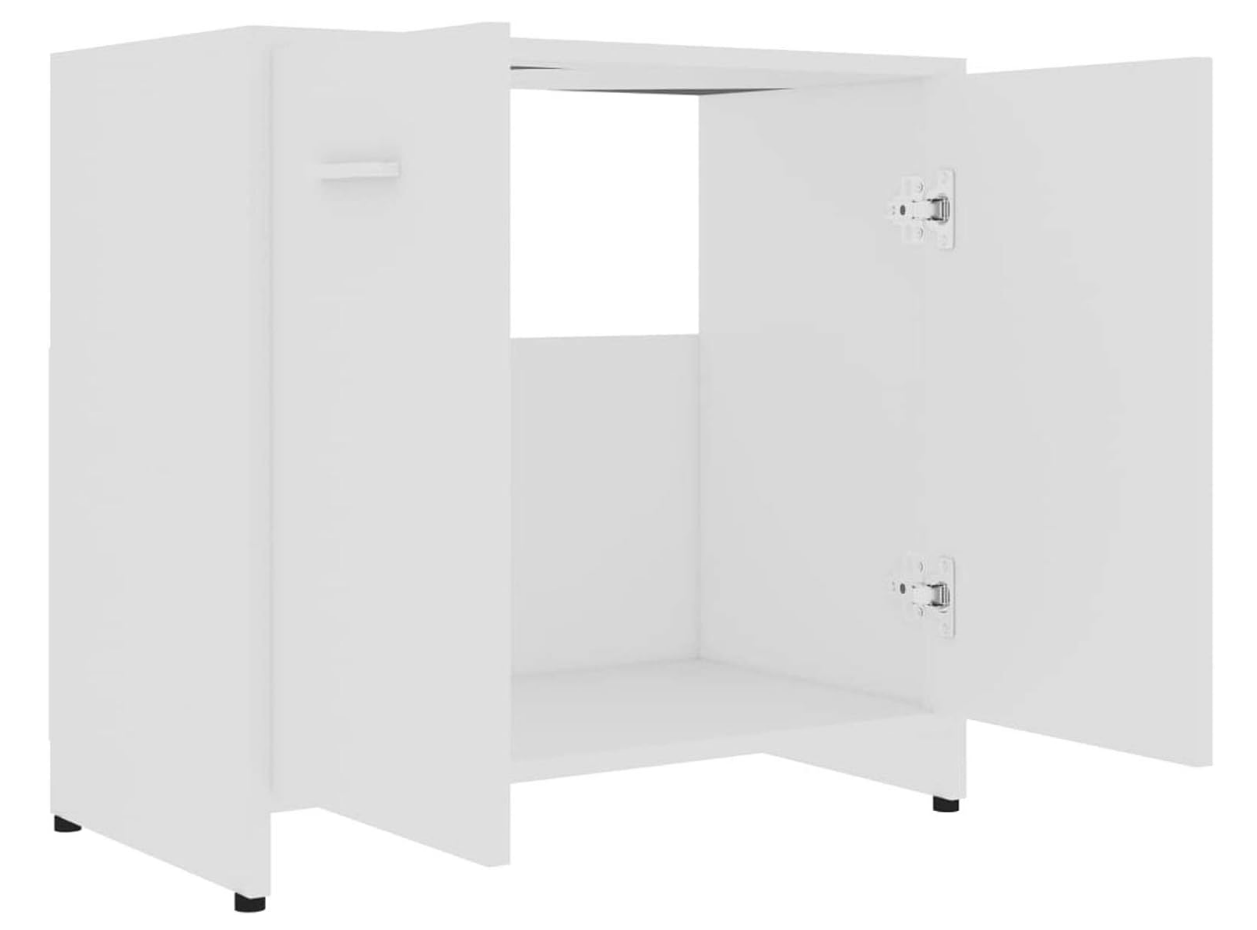 Bathroom Storage Cabinet and Mirror Set