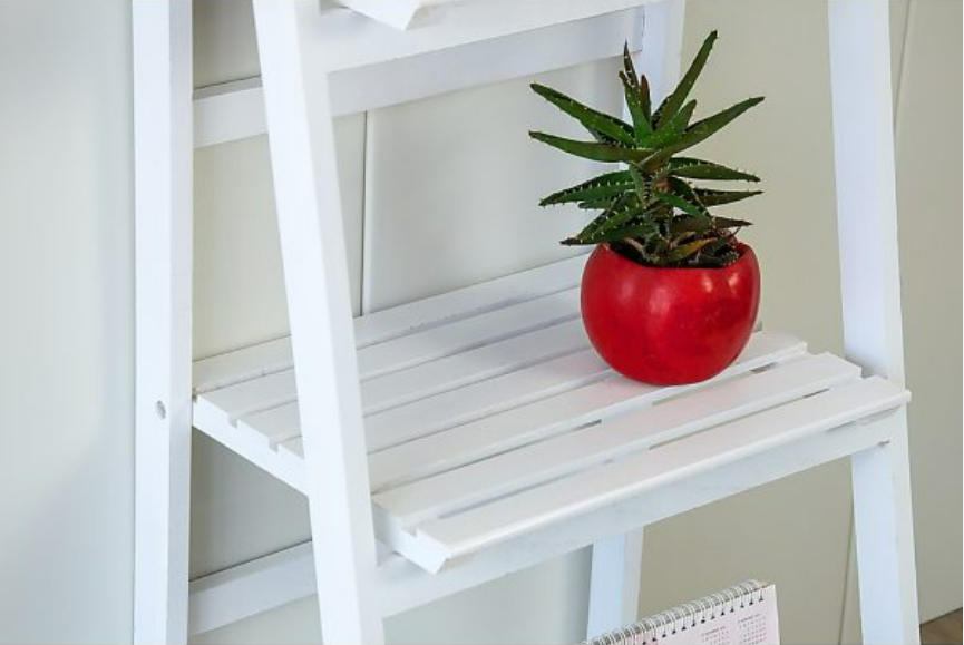 5-Tier Wooden Ladder Shelf