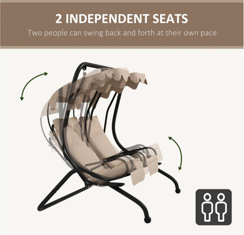 2-Person Patio Swing Set