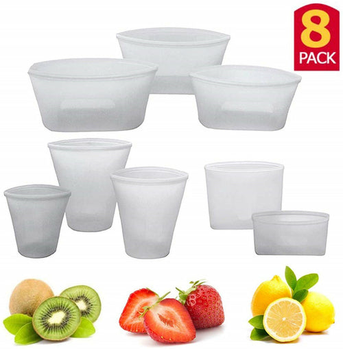 Reusable Silicone Food Storage Containers