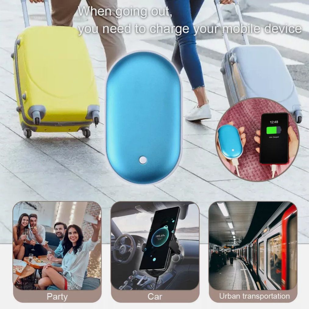 2-in-1 Hand Warmer & Power Bank
