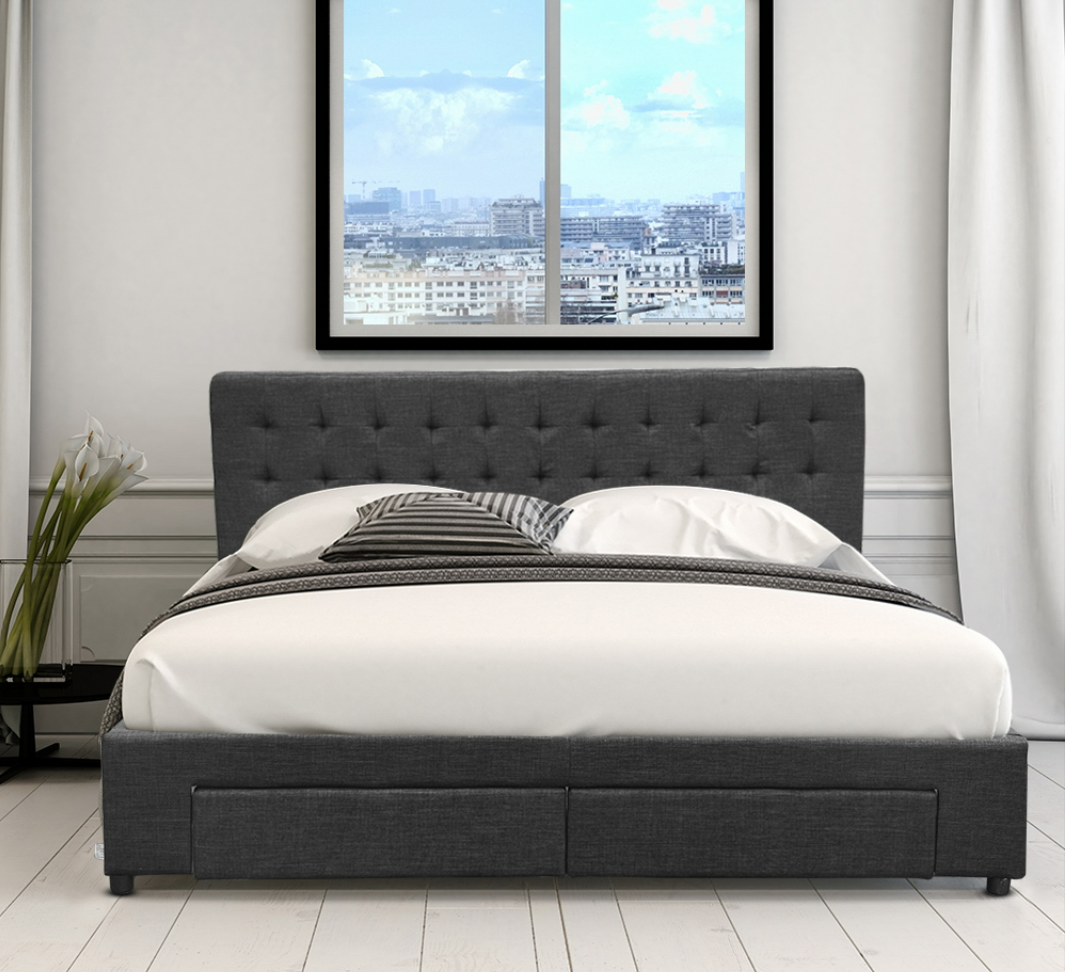 Double Size Bed Frame with Storage