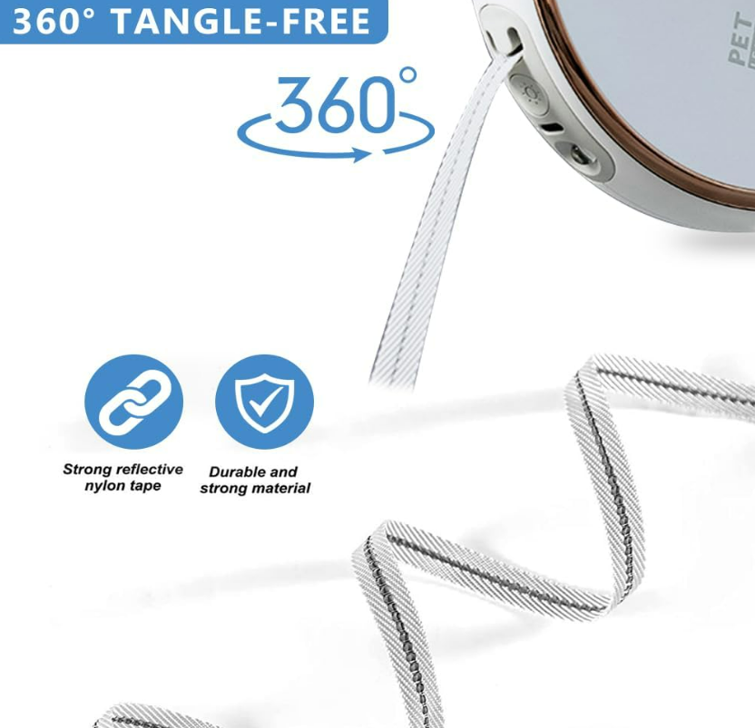 Retractable Dog Leash with LED Light