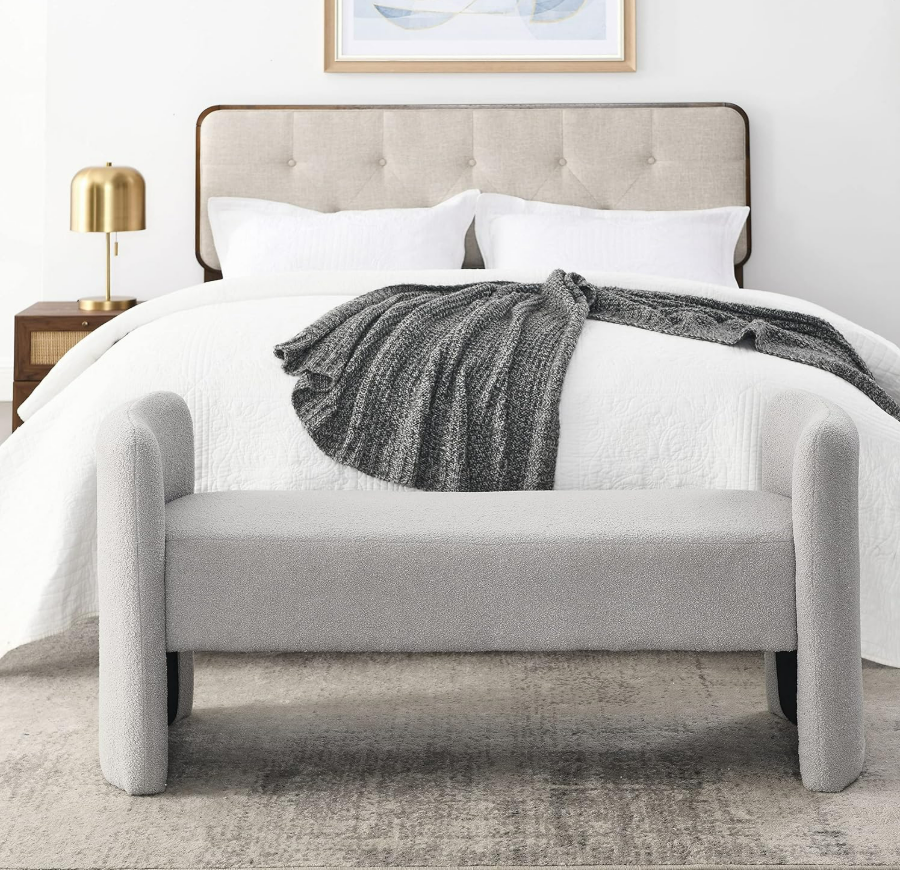 Contemporary Fabric Bench