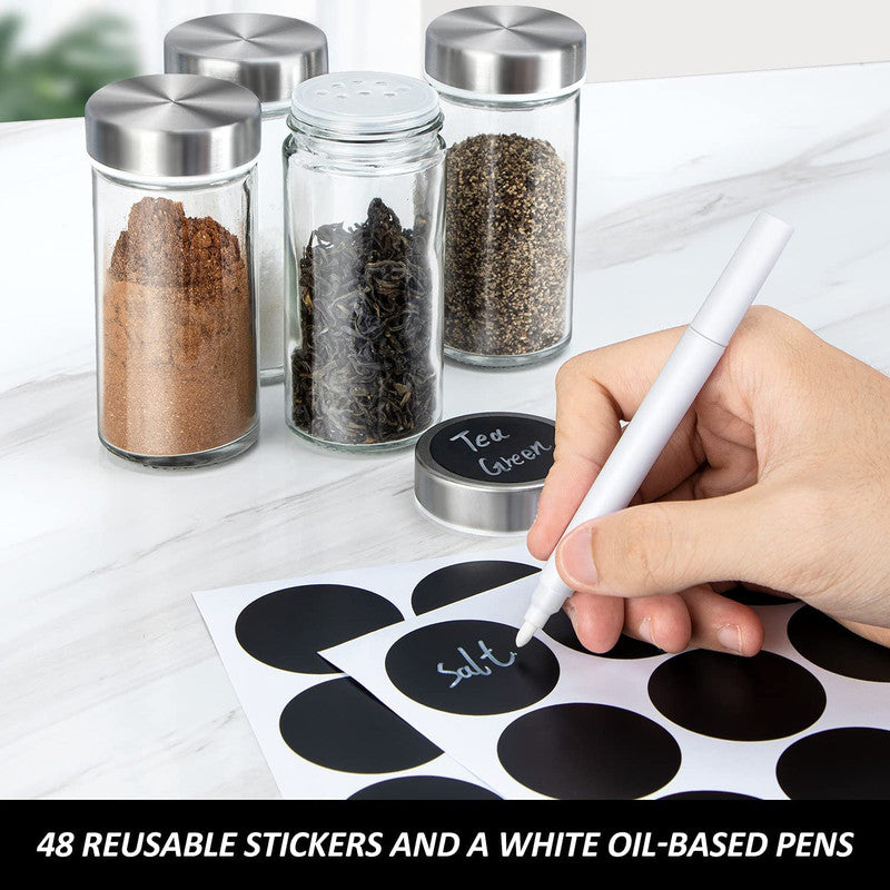 Rotating Spice Rack with Labels
