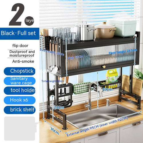 Kitchen Over-the-Sink Storage Unit