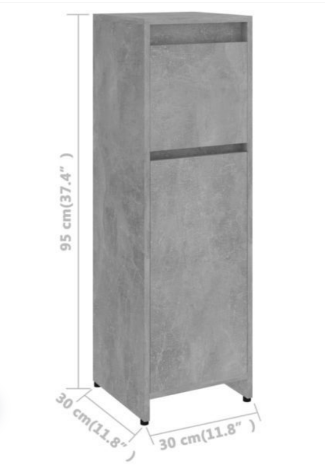 Upright Bathroom Cabinet