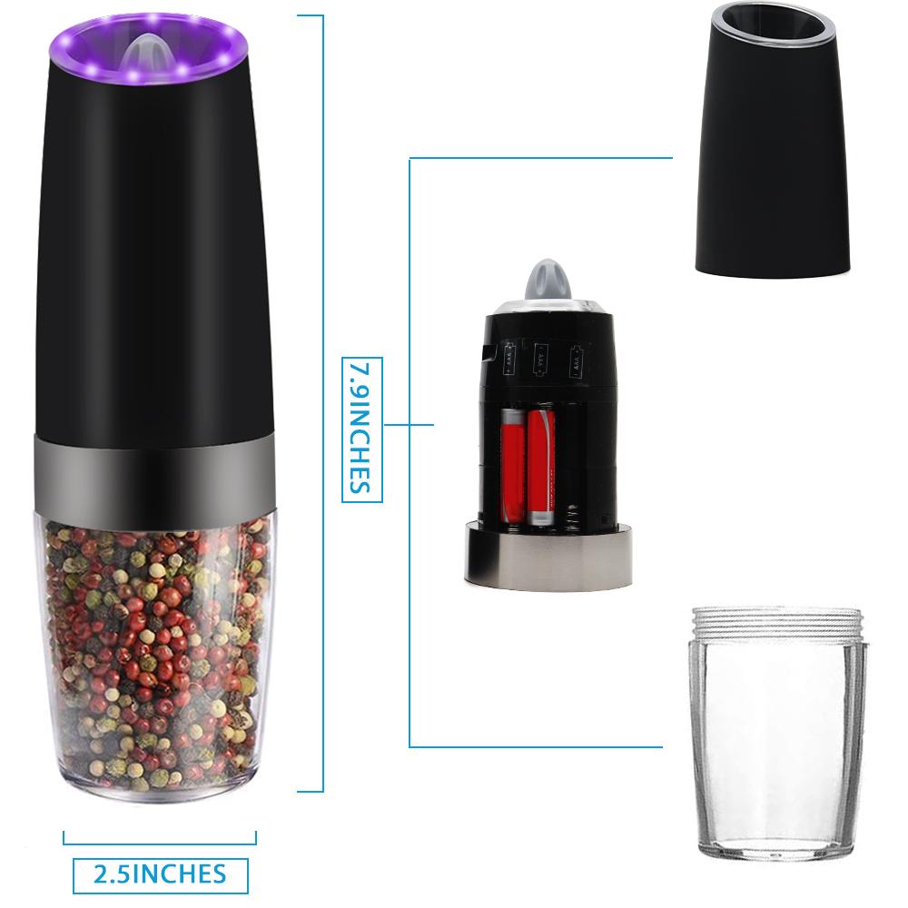 Gravity-Operated Spice Grinder
