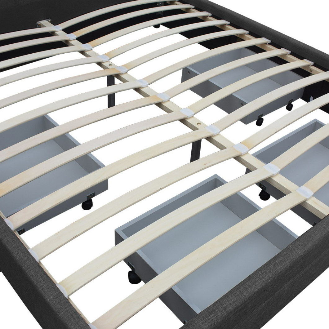 Double Size Bed Frame with Storage