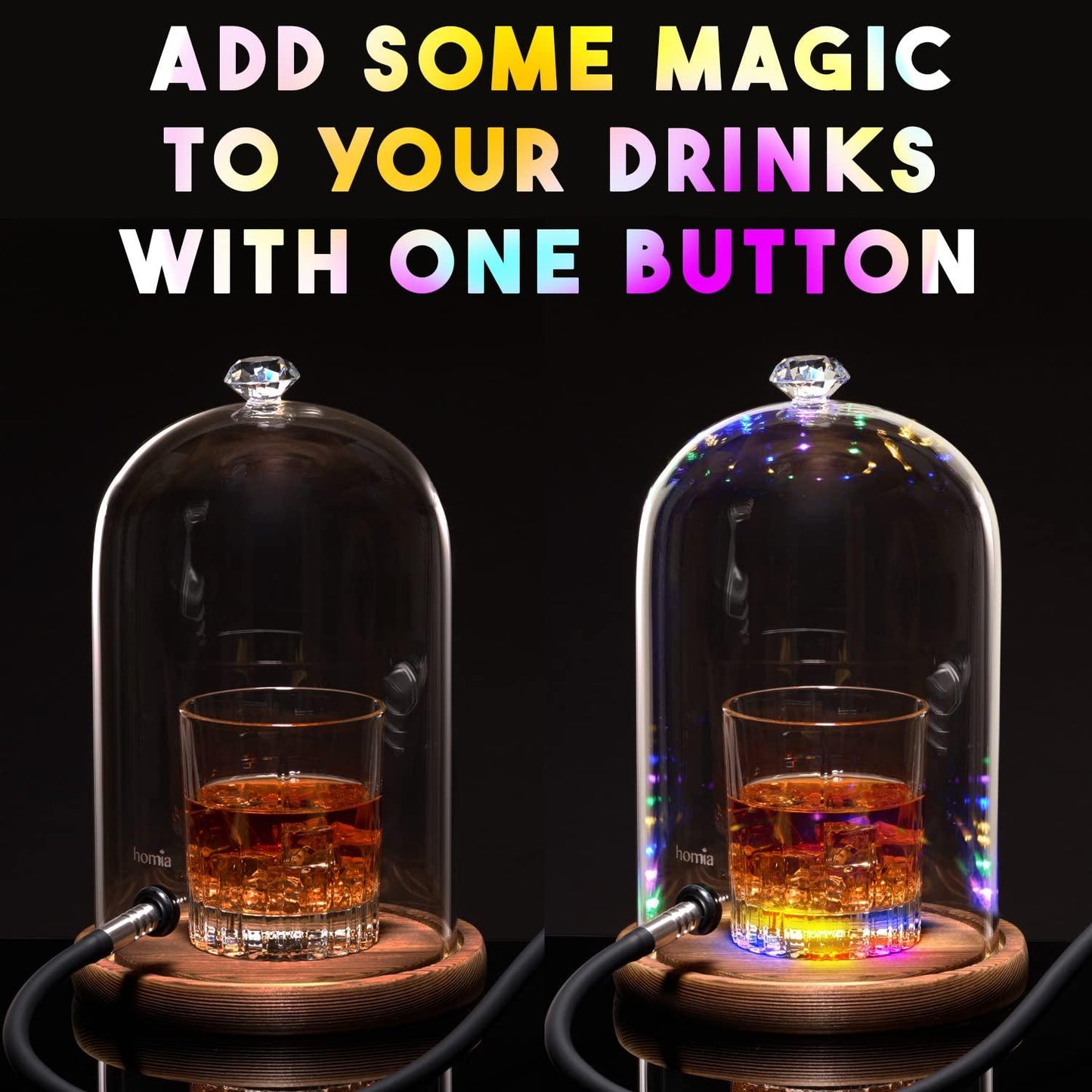 Smoking Gun LED Glass Dome
